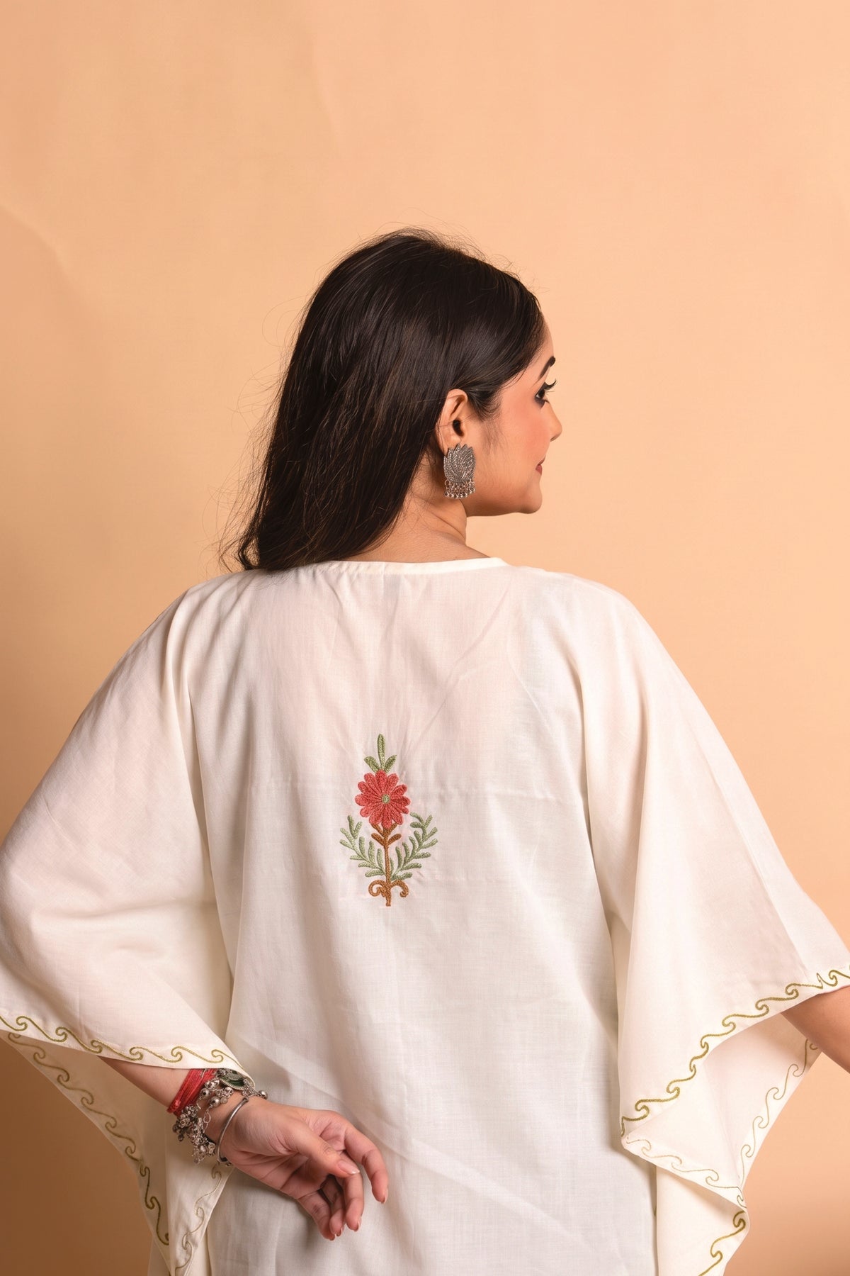 Embroidered Kashmiri Kaftan – Traditional Style for Women