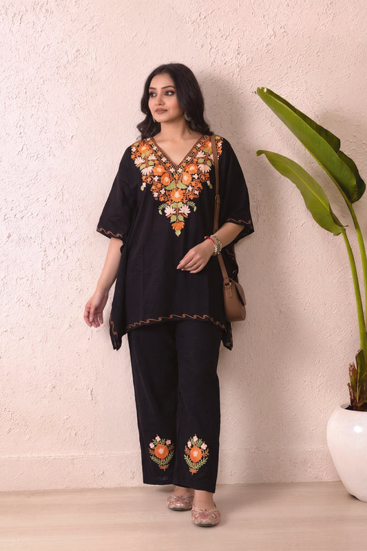 Elegant Kashmiri Kaftan Dress || Comfortable Ethnic Wear