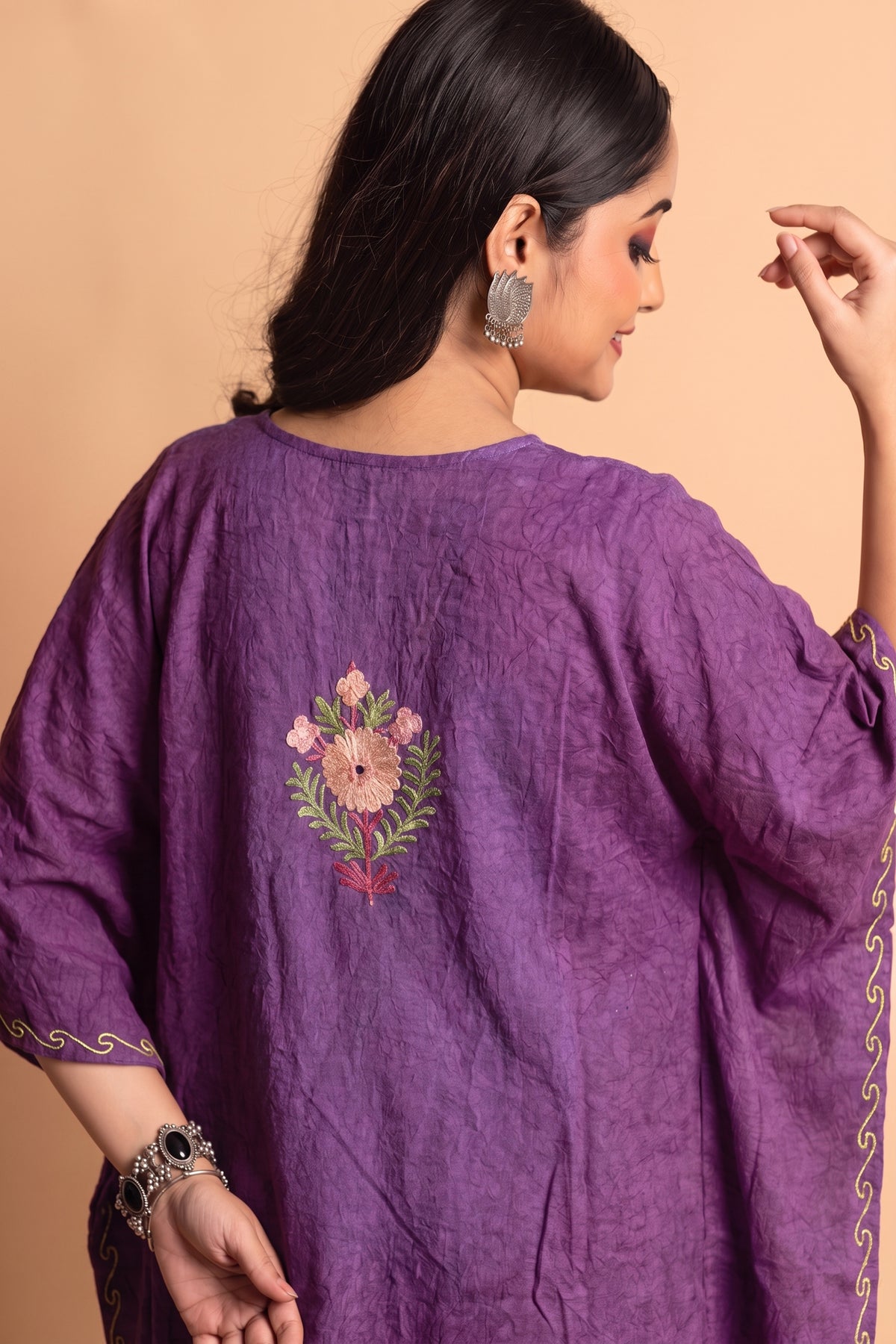 Light Purple Kashmiri Kaftan Edition