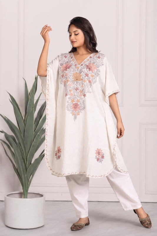 Kashmiri Kaftan Dresses – Heritage Embroidery & Contemporary Elegance