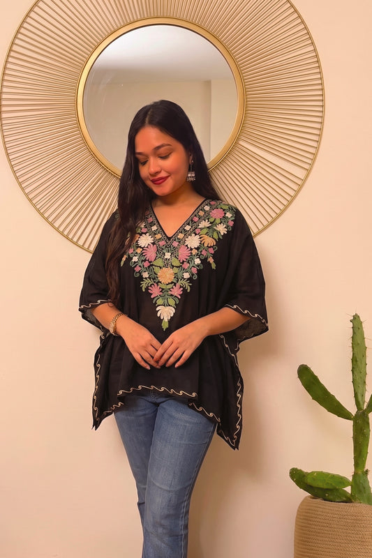 Embroidered Kashmiri Kaftan – Traditional Style for Women
