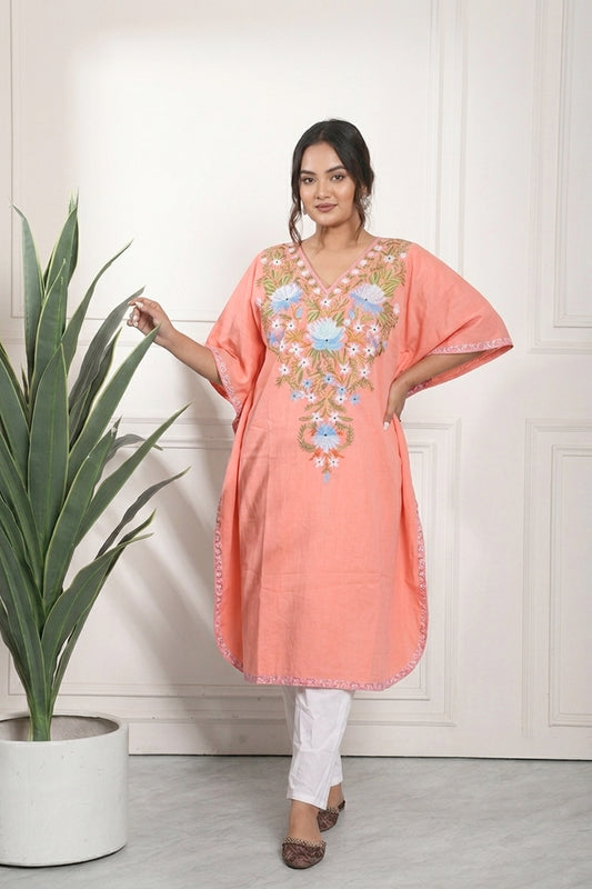 Kashmiri Embroidered Kaftans: Timeless Kashmir-Inspired Fashion