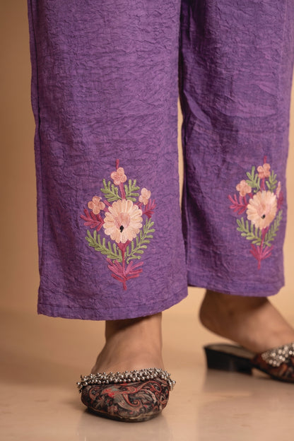 Light Purple Kashmiri Kaftan Edition