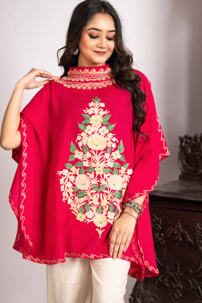 Kashmiri Collar Kaftan Set