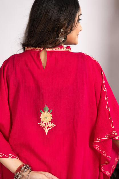 Kashmiri Collar Kaftan Set