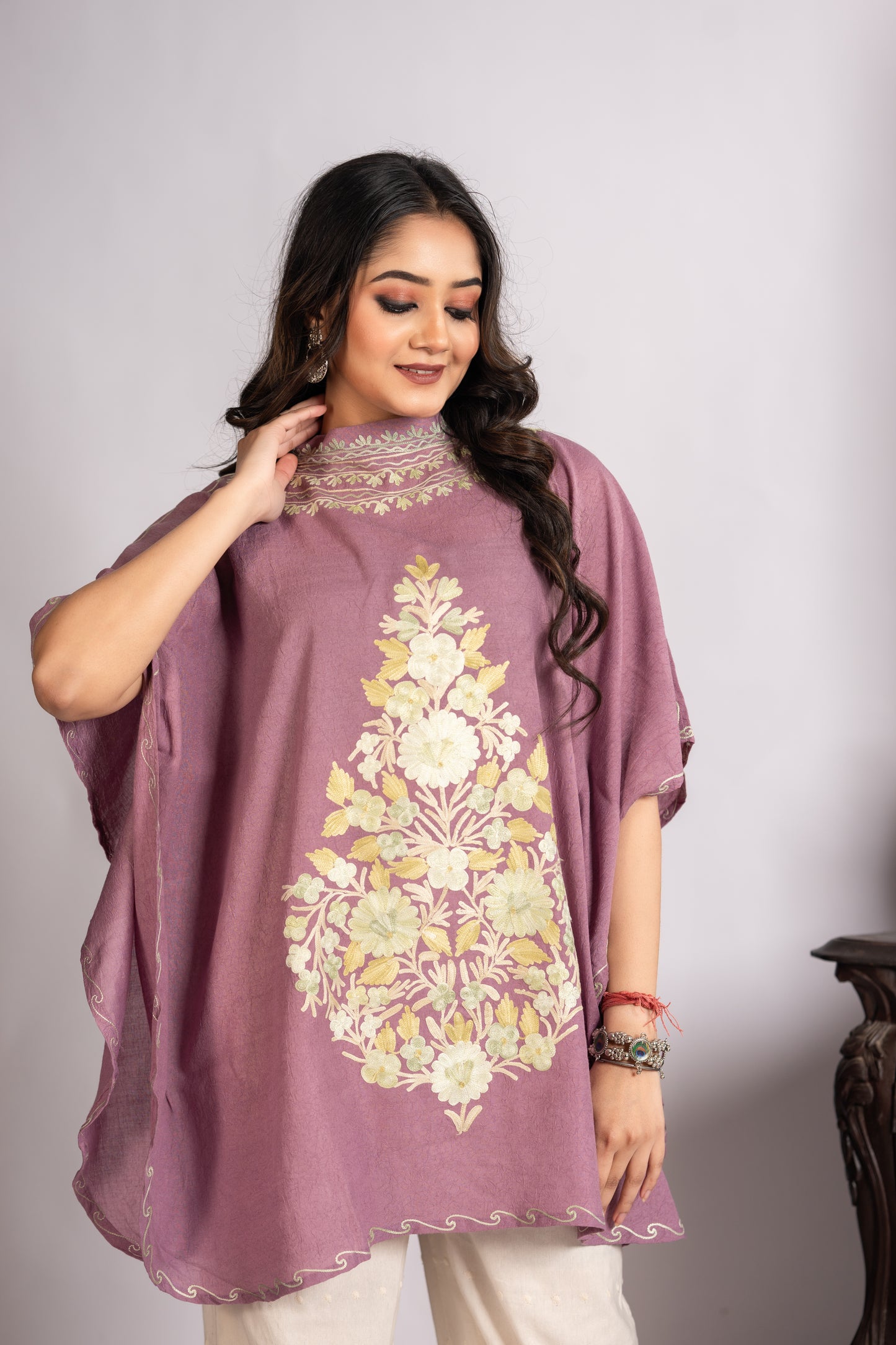 Kashmiri Collar Kaftan Top