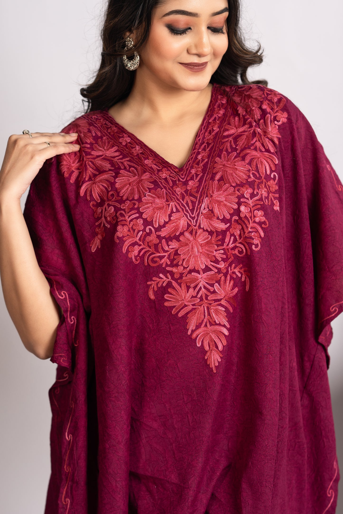 Kashmiri Mini  Kaftan Cord Set