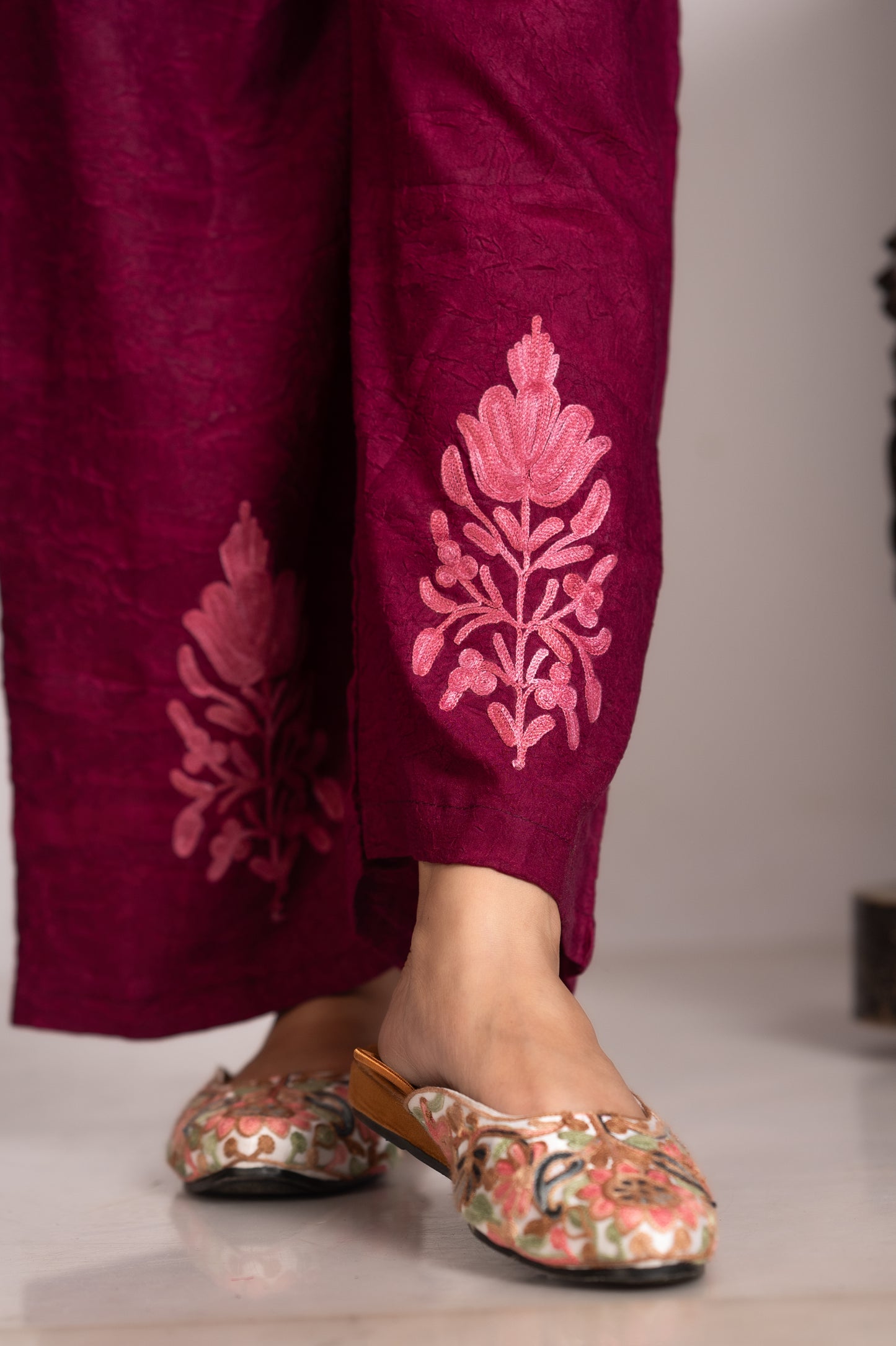 Kashmiri Mini  Kaftan Cord Set