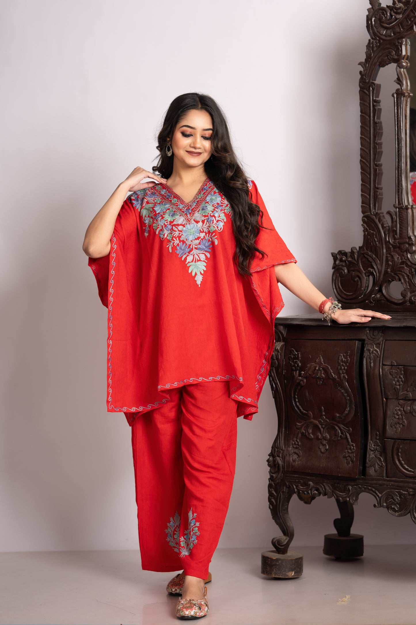 Kashmiri Mini Colar Kaftan