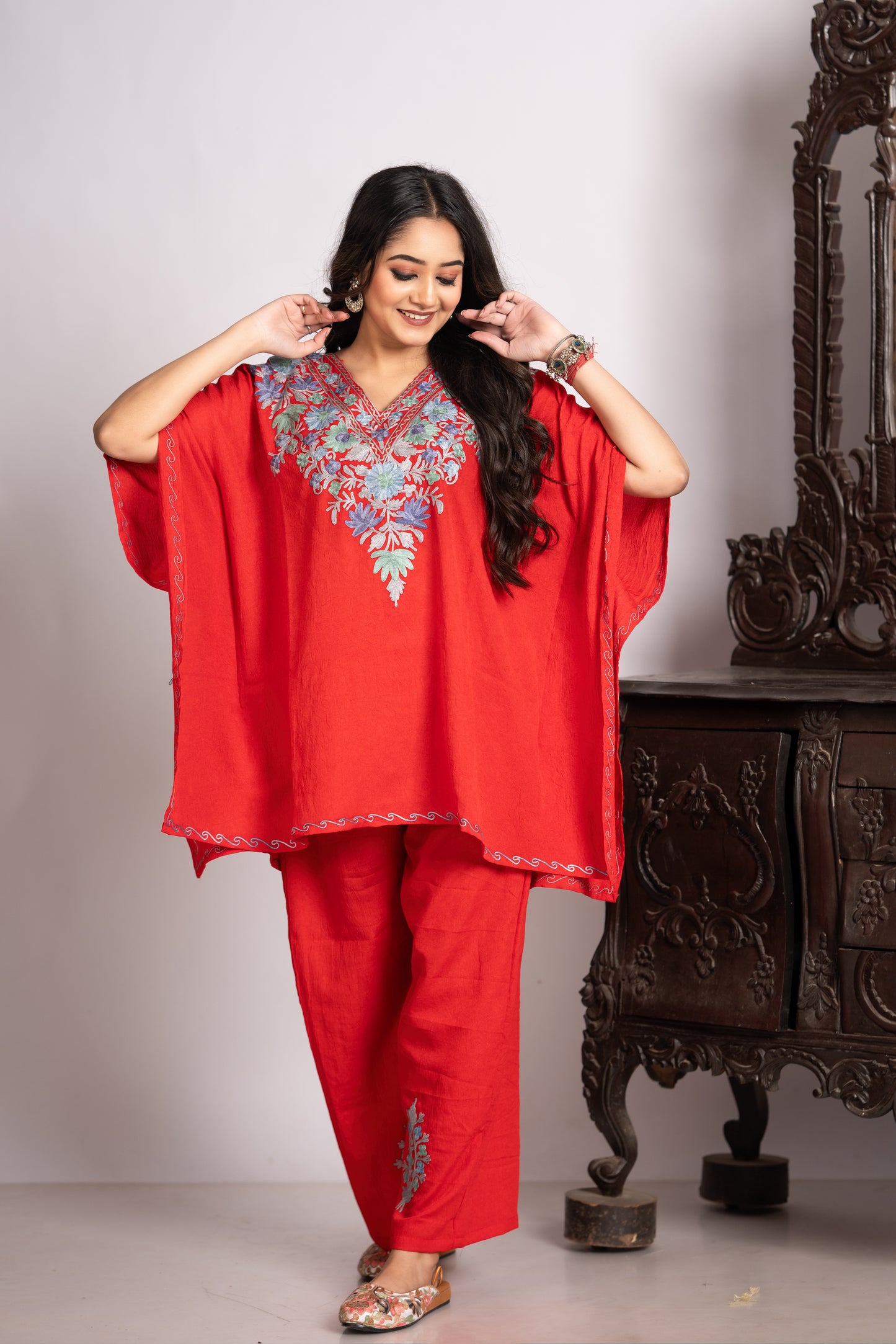 Kashmiri Mini Colar Kaftan