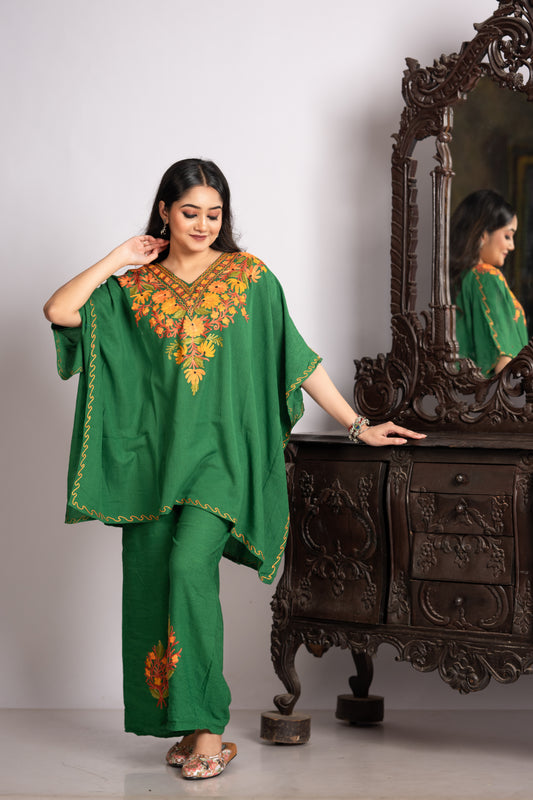 Kashmiri Kaftan Coord Set