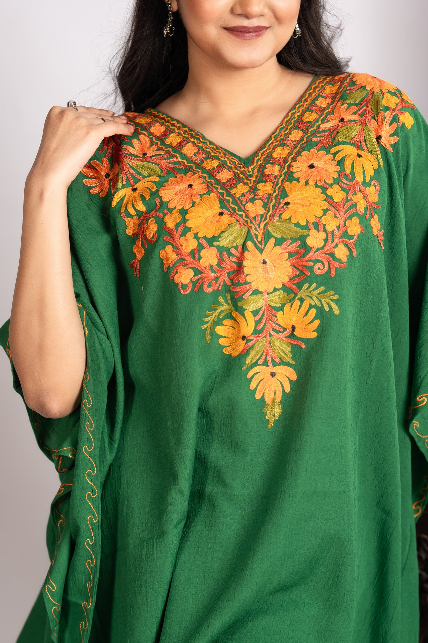 Kashmiri Kaftan Coord Set