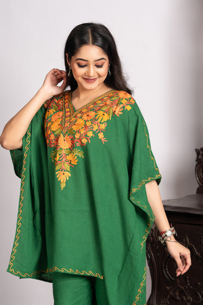 Kashmiri Kaftan Coord Set