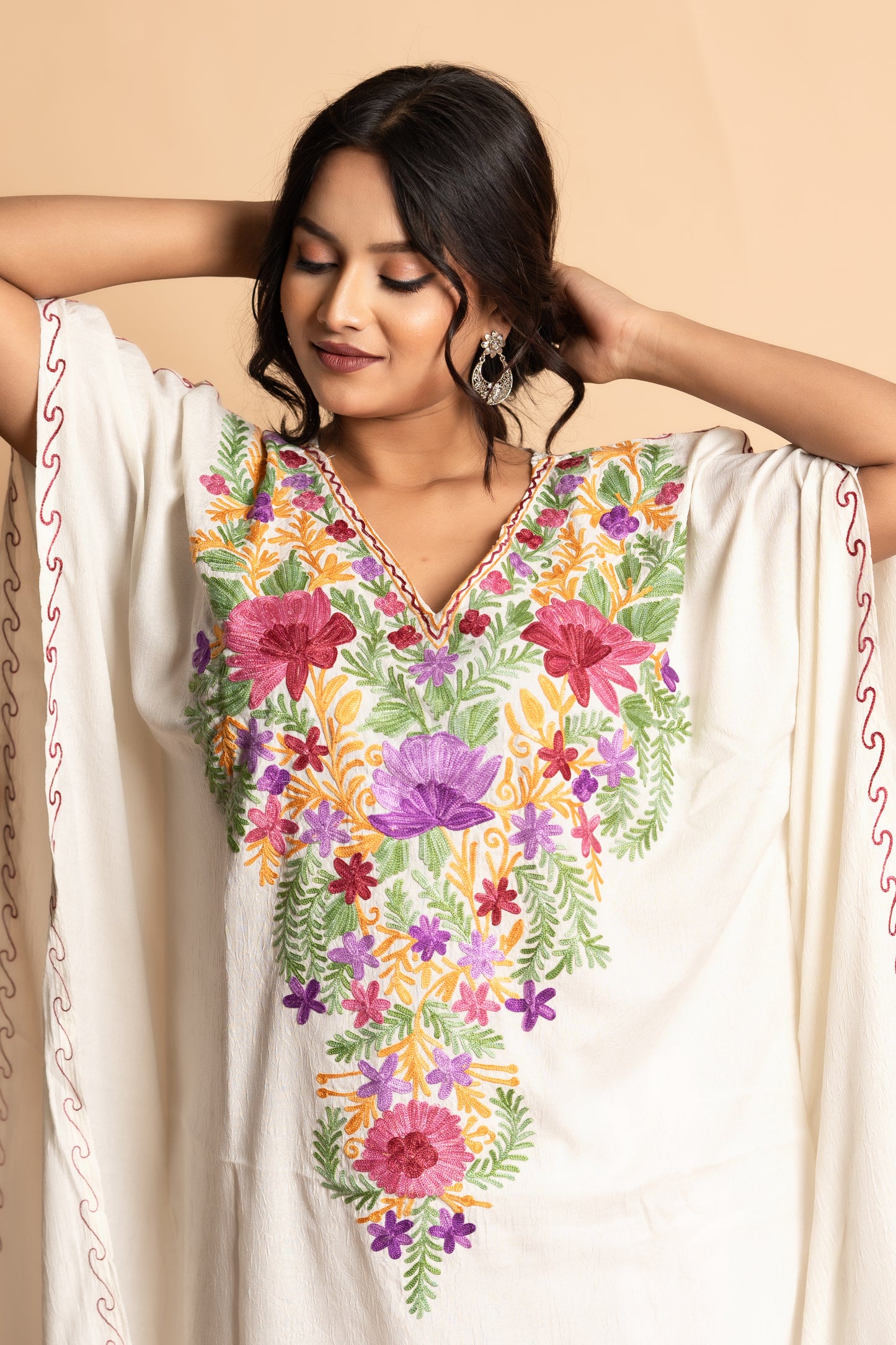 Kashmiri Knee Length Kaftan