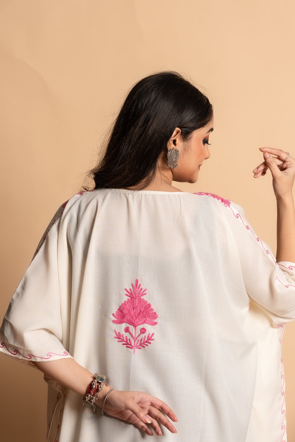 Summer Kashmiri Mini Kaftan – Lightweight & Comfortable