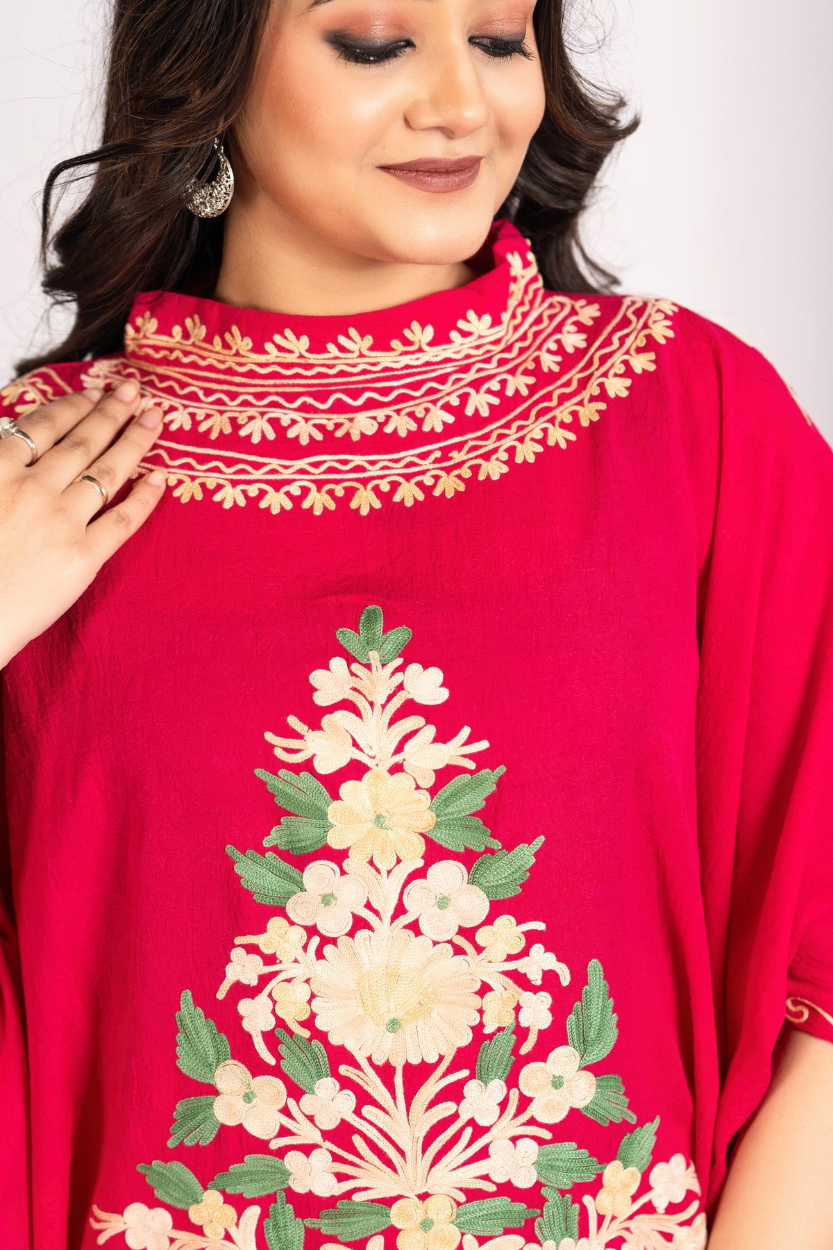 The Essence of KashmirI Kaftan Collor Top