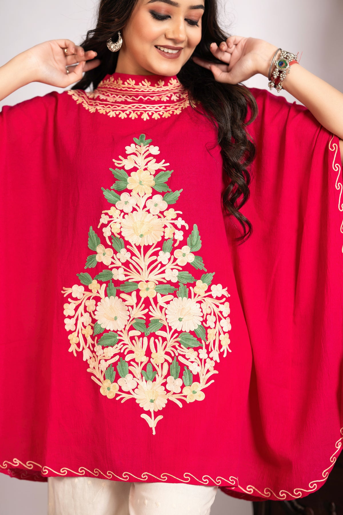 The Essence of KashmirI Kaftan Collor Top
