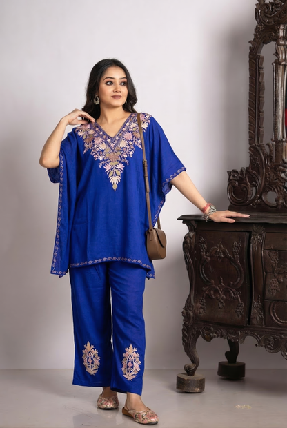 Kashmiri Kaftan Coord Set