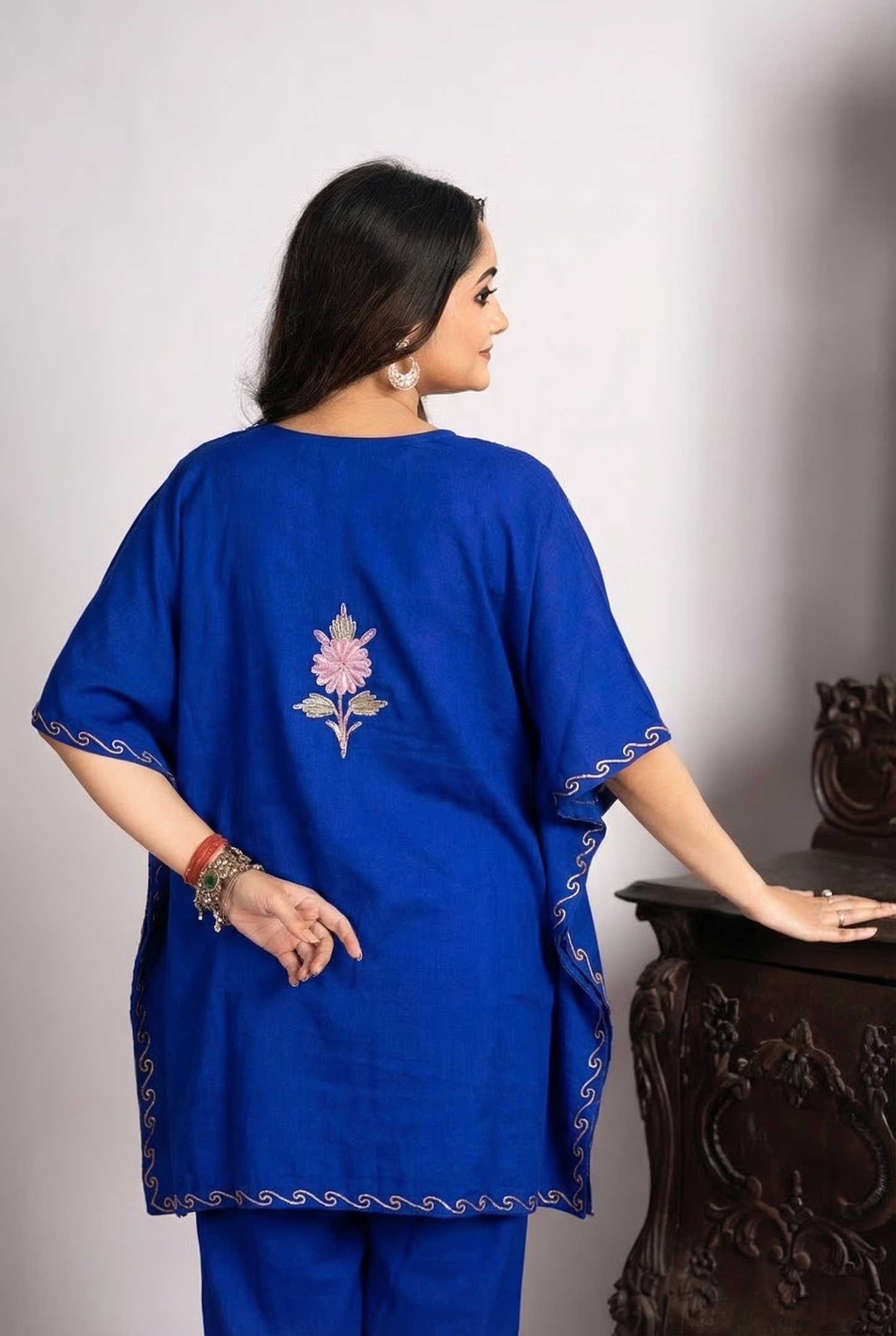 Kashmiri Kaftan Coord Set