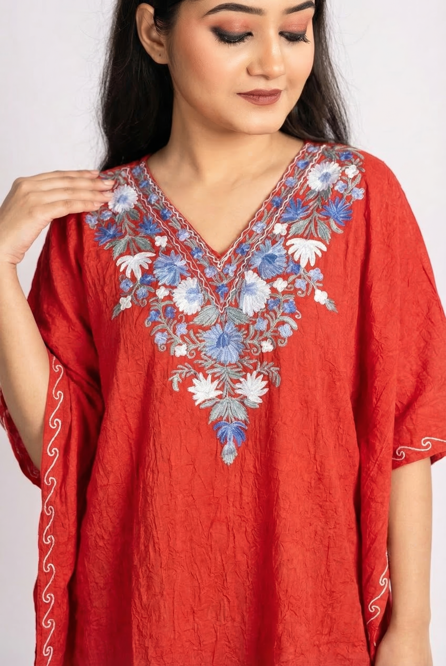 Kashmiri Kaftan Coord Set