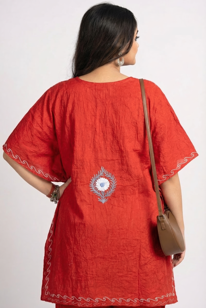 Kashmiri Kaftan Coord Set