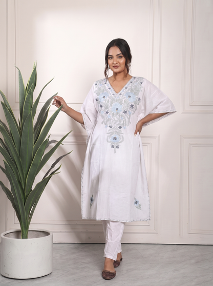 Kashmiri Knee Length Kaftan – Cool, Comfortable &amp; Elegant
