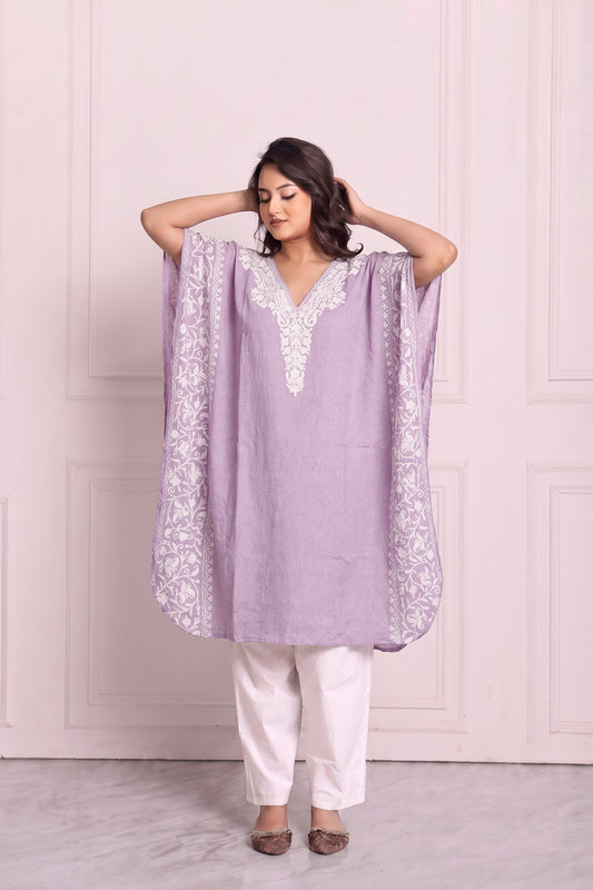 Festive Fashion Inspired by Kashmir: The Elegant Knee Kaftan
