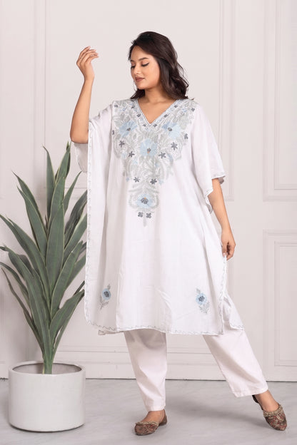 Kashmiri Knee Length Kaftan – Cool, Comfortable &amp; Elegant