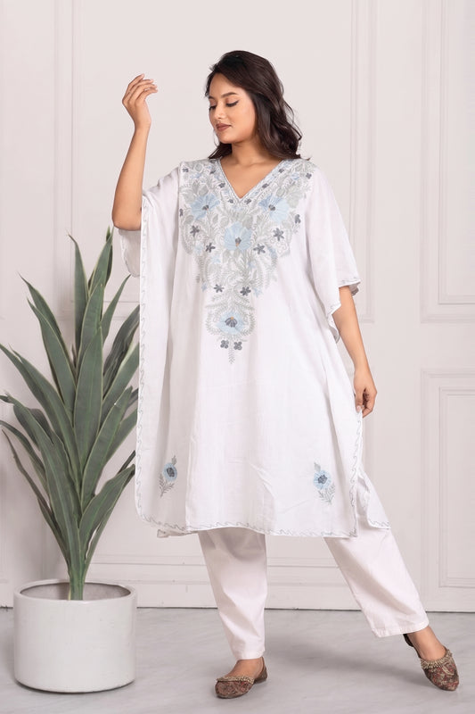 Kashmiri Knee Length Kaftan – Cool, Comfortable &amp; Elegant