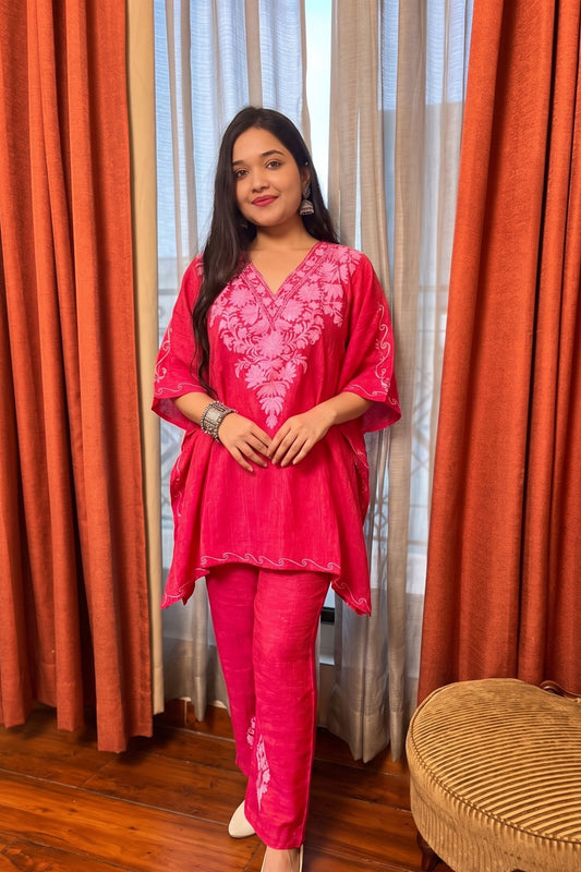Designer Kashmiri Kaftans | Traditional Embroidery & Luxury Fashion