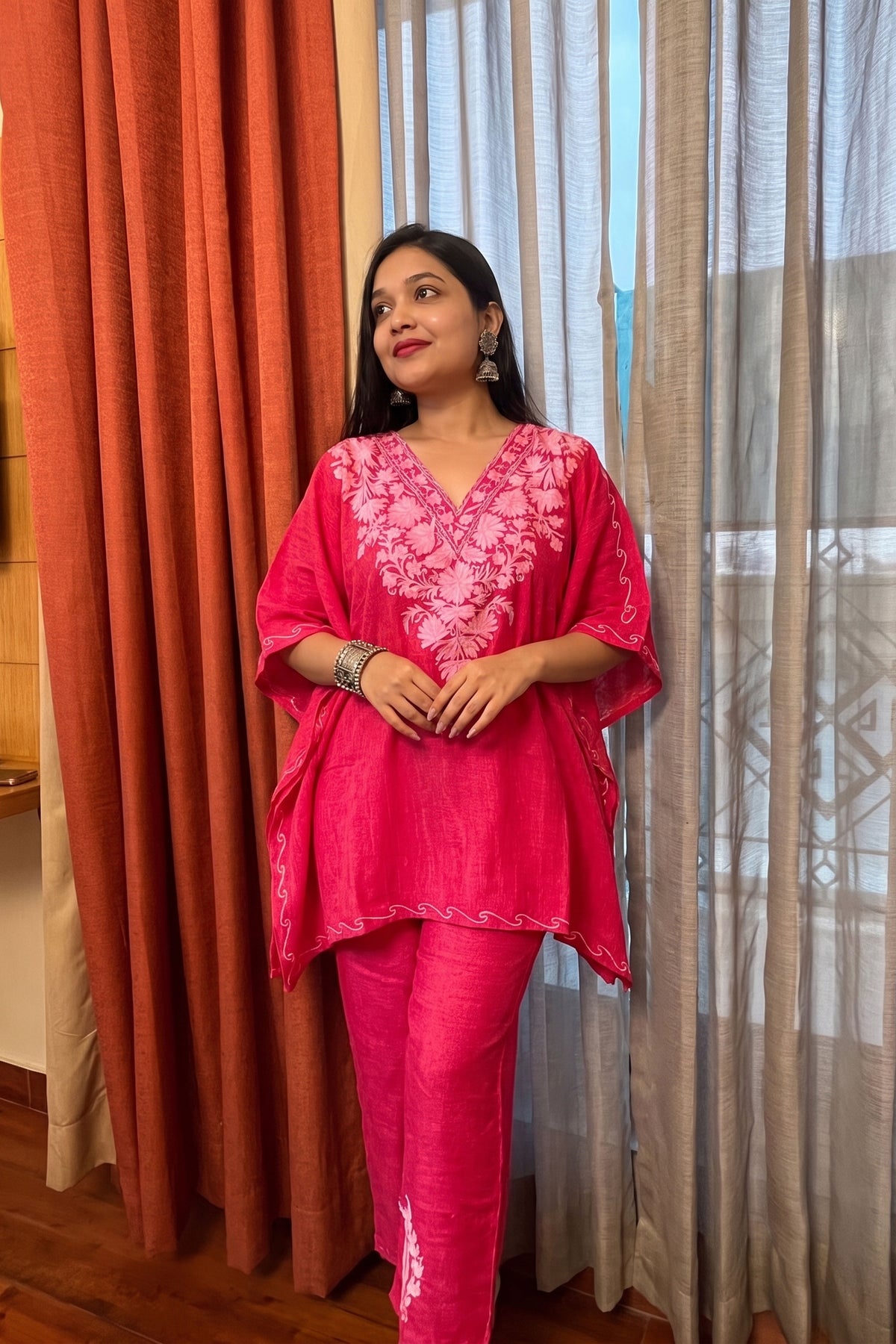 Designer Kashmiri Kaftans | Traditional Embroidery & Luxury Fashion